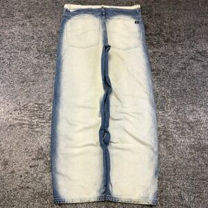 Vintage Tank Jeans Mens 38x33 Blue Baggy Wide Leg Grunge Skater Y2K